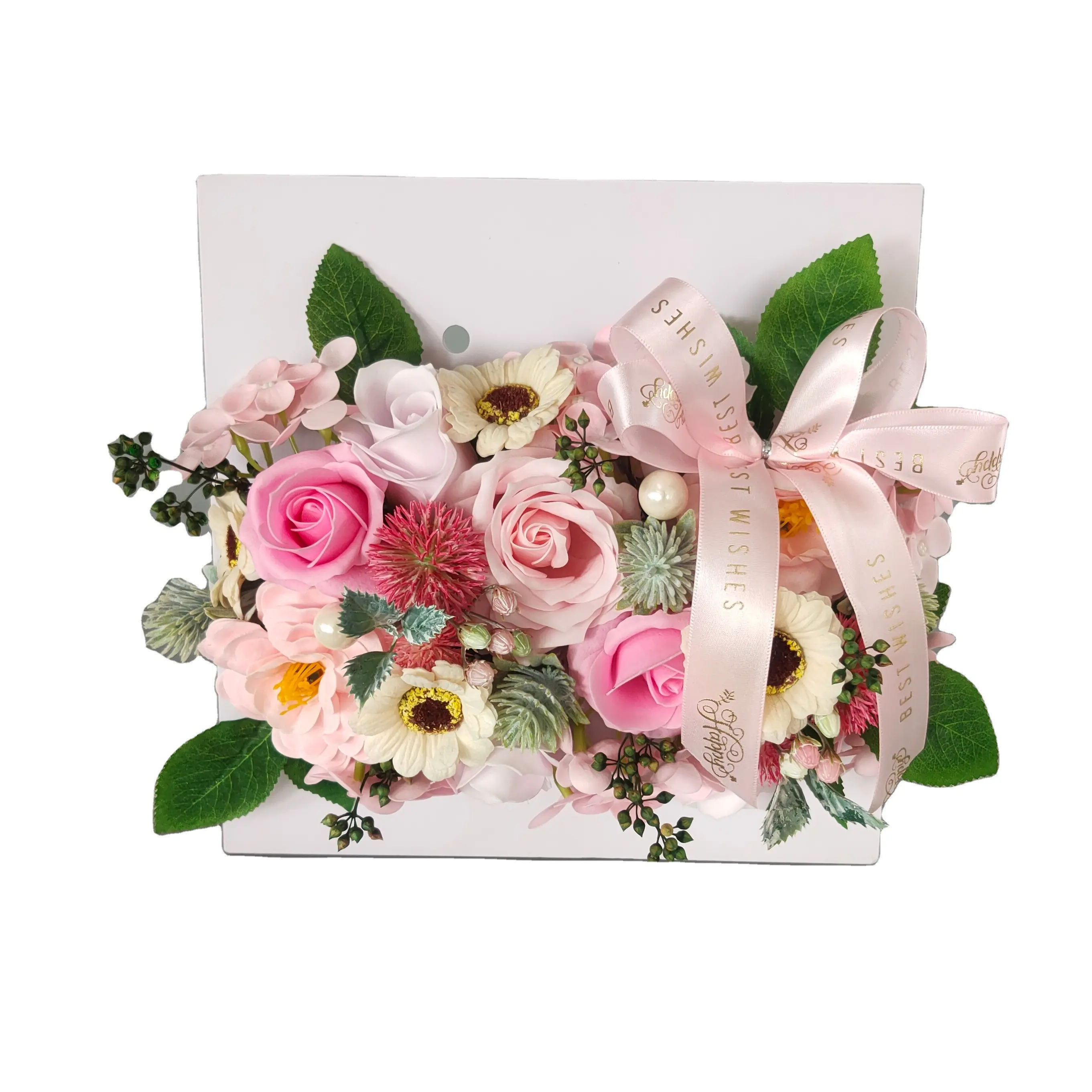 Vendita calda a settembre multifunzionale popolare primavera decorazione di cerimonia nuziale di alta qualità artificiale fiore rosa decorazione