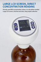 Analyseur BOD sans mercure, testeur de pression différentielle, détecteur de qualité de l'eau en laboratoire avec TDS 0-4000mg/L, température 20+1°C