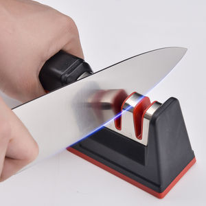 Konoll المهنية شحذ سكين التنغستن الصلب + الماس + طحن السيراميك مع مقبض ABS بيئة العمل مع قاعدة سيليكون المطاط - Product Image 4