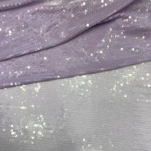 Dress kain payet putri duyung, Gaun jala bordir dua sisi, warna hijau berkilau skala ikan