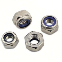 Fabricant chinois DIN985 DIN982 Écrous autobloquants galvanisés M5 M6 M8 M10 M12 avec insert en nylon