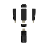 Extender HDMI Cat6 Kompak 50m dengan Perlindungan ESD 1080P 60Hz dan Extender POC untuk Siaran dan Layar Komersial