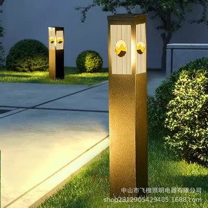 Lampe solaire de jardin, lumière de pelouse extérieure, étanche, style chinois, villa, cour, allée, lampe à gazon - Product Image 4