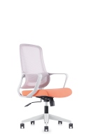 Chaise de bureau ergonomique moderne en tissu maillé à dossier haut, pivotante et réglable en hauteur, pour la maison et le bureau – Vente en gros directe usine