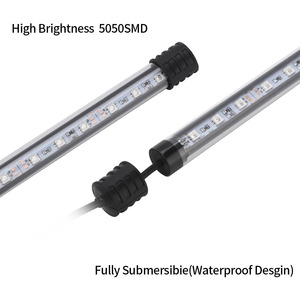 إضاءة <span class=keywords><strong>LED</strong></span> غاطسة لأحواض السمك بألوان RGB قابلة للتعتيم مع جهاز تحكم عن بعد، إكسسوارات إضاءة مقاومة للماء للأحواض وأوعية السمك - Product Image 5
