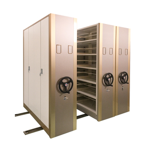 Metal Lockable <b>Office</b> Storage <b>Unit</b> Commercial Furniture Key Lock Design for High-density Ware Mobile Heavy Shelving System - Product Image 4