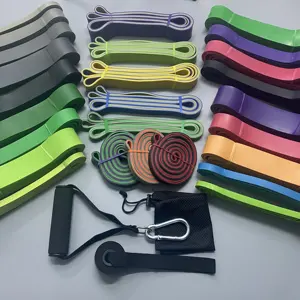 High Quality Factory Price Custom Logo Exercise Fitness Bands Stretching Bands With Logo And Custom Colors