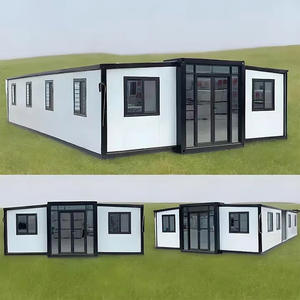 Contenedor extensible de 20 pies, casa plegable, ala doble antisísmica, Panel sándwich de 2 dormitorios para hoteles, edificios de oficinas pequeños - Product Image 5