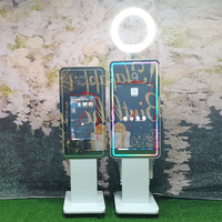 Cabina de Fotos con Pantalla Táctil LCD de 21.5/32 Pulgadas, Software Gratuito, para Fiestas, Bodas, Selfies, con Cámara DSLR, en Oferta