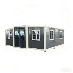 プレハブ高級スチール製リビングコンテナハウス折りたたみ式モジュラーコンテナハウス軽量高キュービックコンテナハウス - Product Image 1
