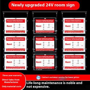 Caja de luz de cristal acrílico LED, tablero de exhibición de publicidad de tamaño A4, característica magnética luminosa para colgante de ventana de <span class=keywords><strong>agente</strong></span> <span class=keywords><strong>inmobiliario</strong></span> - Product Image 3