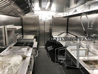 Food Truck Mobile Cuisine, Remorque Alimentaire, Kiosque de tacos de rue, Chariot à café, Restaurant BBQ, Fourgon avec salle de bain