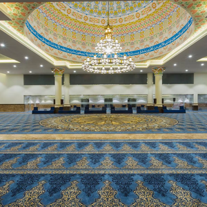 Хит продаж, исламский молитвенный коврик, исламские подарки, мечеть, ковер, мусульманский рашер, молитвенный коврик от стены до стены, аксминстерский ковер - Product Image 1