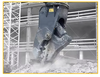 Pulverizador Rotatorio Hidráulico para Excavadora de 5-35 Toneladas, Trituradora de Concreto, Piedra y Roca, en Venta
