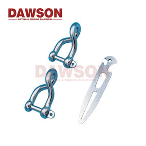 <span class=keywords><strong>Manille</strong></span> en acier inoxydable marin robuste, personnalisée et professionnelle - Product Image 5