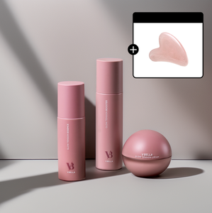 VBELLA Glow Tension Edición Especial SET-Essence 100ml + Agua 50ml + Crema Facial 30g Unisex Coreano - Product Image 2