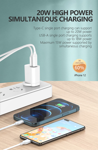 Fábrica de Cargadores de Viaje Personalizados que Produce Adaptadores de Corriente de Pared con Certificación CE CB KC para Carga Universal de Dispositivos, Compatible con <span class=keywords><strong>Apple</strong></span> AirPods - Product Image 3