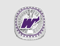 Bague de championnat multisports avec logo personnalisé - Style punk en alliage pour les jeunes, cadeau pour les occasions de fête