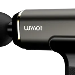 LUYAO充電式電気マッサージャーガンABS素材パーカッションマッスルカイロプラクティックツール、体と頭のリラックスフェイシャル用 - Product Image 4