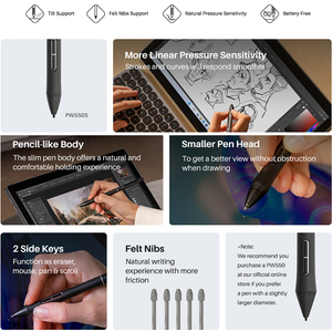 Huion Kamvas Studio 16 15.8 Inch Sáng Tạo Chuyên Nghiệp Xách Tay Vẽ Máy Tính <span class=keywords><strong>Tablet</strong></span> PC Với Bút Kỹ Thuật Số - Product Image 4