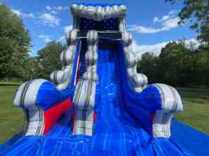 Tobogán acuático inflable comercial de 19 'Raging Rapids con piscina grande - Product Image 4