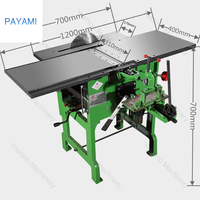 Scie à table 220V avec tête de coupe spirale et moteur de dégauchisseuse de banc, machine à bois