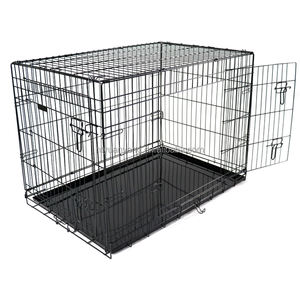 Usine en gros de haute qualité plusieurs tailles <span class=keywords><strong>Cage</strong></span> pour chien en métal grand espace pliable Transport pliable respirant push-up - Product Image 2