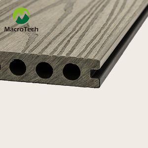 Terrasse en <span class=keywords><strong>parquet</strong></span> composite WPC pour jardin avec surface brossée, imperméable, design européen pour usage extérieur - Product Image 2
