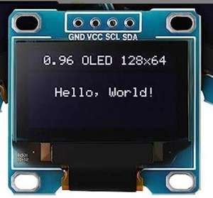 OLED 0.96英寸显示模块128X64 I2C SSD1306 12864液晶显示屏板 - Product Image 2