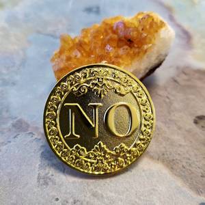 Regalo all'ingrosso sì no moneta personalizzata per il processo decisionale rotondo in metallo artigianato di alta qualità medaglie commemorative e monete per i regali - Product Image 4