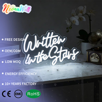 Enseigne néon LED « Written in the Stars » pour la décoration murale de la maison, du bar, du club, des fêtes, des mariages, des anniversaires, des vacances, ou comme toile de fond.