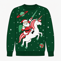 Vente directe de vêtements de Noël, nouveau pull de Noël à col rond pour homme