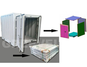 Récipient d'expédition à emballage plat personnalisé Récipient modulaire facile à assembler Conteneur à emballage plat - Product Image 1
