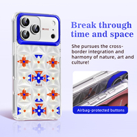 Coque de téléphone antichoc 3D en relief personnalisée avec logo OEM ODM pour 17 Pro Max, vente en gros d'usine, véritable TPU souple stéréo 3D