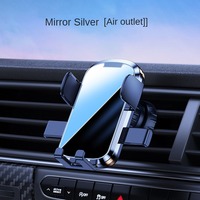 Support de téléphone portable pour voiture à gravité stable en plastique avec rotation à 360 degrés, support de téléphone portable mécanique portable pour voiture et clip