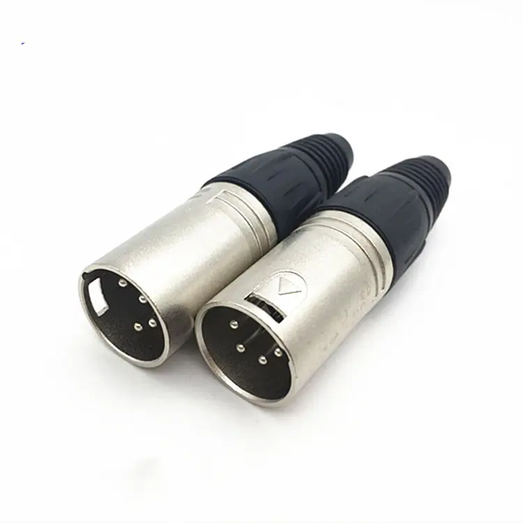 Onlyoa 4Pin Male Female Audio Connector Cannon Jack Microphone mic cable XLR Plug XLR Connector For Mixer