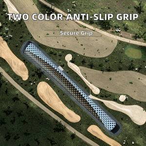 Poignée de golf DAWAKEY modèle 12234, deux couleurs, PU antidérapant avec logo personnalisé - Product Image 2