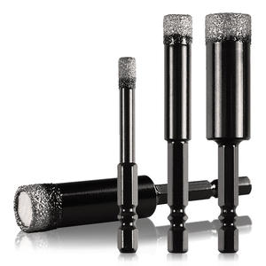 ดอกสว่านอเนกประสงค์อัลลอยด์แข็งพิเศษ 6 มม. สำหรับกระเบื้องแก้วเซรามิกพร้อมก้านหกเหลี่ยม - Product Image 4