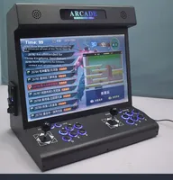 Machine d'arcade 22 pouces pour 2 joueurs, pliable 3D, double joystick, style King of Fighters, nostalgique, pour usage domestique et commercial, logo personnalisé OEM, vente en gros