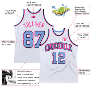 Maillots de <span class=keywords><strong>basket</strong></span>-ball <span class=keywords><strong>Miami</strong></span> Vice cousus sur mesure, uniformes d'équipe <span class=keywords><strong>rose</strong></span>, bleu et blanc, vêtements de sport personnalisés pour hommes, vêtements de sport en maille respirants - Product Image 2