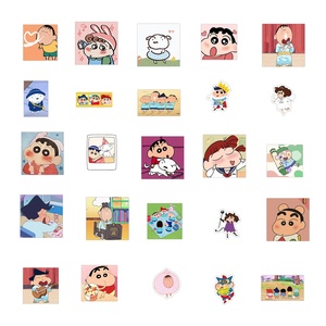 50 piezas de dibujos animados de Japón Crayon <span class=keywords><strong>Shin</strong></span> <span class=keywords><strong>Chan</strong></span> de etiqueta para regalos de promoción juguete morir corte etiqueta de la taza de la botella de teléfono <span class=keywords><strong>pegatinas</strong></span> Anime - Product Image 6