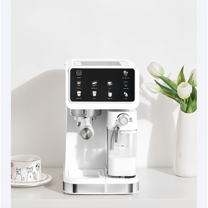 Cafetera Italiana Doméstica con Pantalla Táctil, Espumador de Leche de un Toque Golden Cup, Portátil para Oficina y Cafetería - Product Image 2