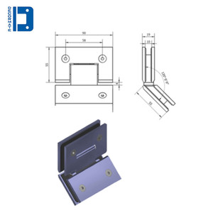 Bisagras pivotantes <span class=keywords><strong>de</strong></span> latón CRL para puertas <span class=keywords><strong>de</strong></span> vidrio <span class=keywords><strong>de</strong></span> <span class=keywords><strong>ducha</strong></span>, autocentrantes, <span class=keywords><strong>de</strong></span> 135 grados, para montaje <span class=keywords><strong>de</strong></span> pared a vidrio, <span class=keywords><strong>de</strong></span> Decormate Supply - Product Image 5
