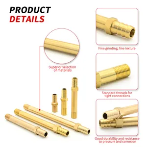 Non-standard Custom Plumber Materials Brass Nozzle Copper Pipes Fittings