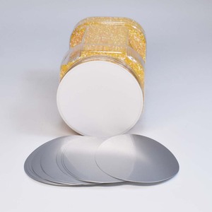 Revestimiento de sellado por inducción térmica de una pieza INTY de grado alimenticio, de aleación de aluminio 8011 de tempera blanda, con espesor compuesto de 0.2-0.35mm - Product Image 1