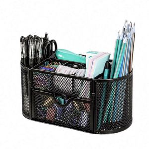 Organizador de Escritorio Metálico con Cajón Deslizante para Maquillaje, Suministros de Oficina para el Hogar, el Más Popular - Product Image 6