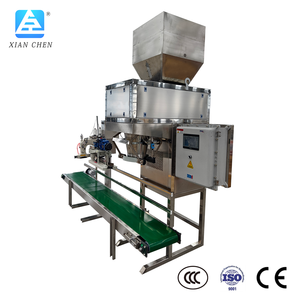 เครื่องบรรจุแบบตาข่ายกึ่งอัตโนมัติพร้อมสายพานลำเลียงและชุดเย็บ - Product Image 1