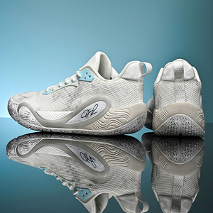 Chaussures de basketball pour hommes, baskets athlétiques à blocs de couleurs pastel, avec maintien élevé et stabilité, pour l'entraînement, le sport en extérieur, la salle de sport et le terrain - Product Image 5