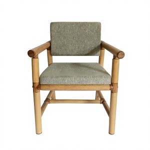Modern Handmade Eco-Friendly Bamboo <b>Dining</b> <b>Chair</b> with Customized Color and Design for Home Furniture <b>Dining</b>/Living Rooms Villa - Product Image 1