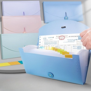 Sac d'orgue à 13 grilles, dossier de stockage de documents spéciaux de facture de taxe à valeur ajoutée multicouche, dossier de fournitures de bureau - Product Image 1
